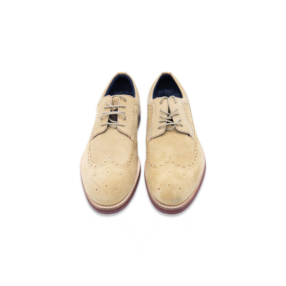 Ted Baker Men's Beige Suede Oxford Shoes - New - Size 10